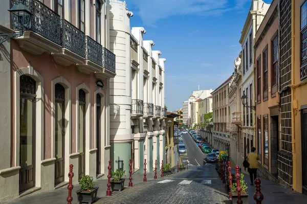 Ulice La Orotava turistické centrum — Stock fotografie