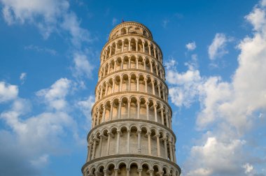 Pisa tower close view of upper part
