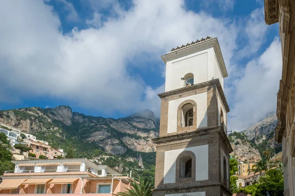 Positano bell tower — Stock Photo, Image