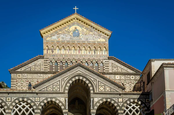 Duomo di Amalfi cathedral — Stock Photo, Image