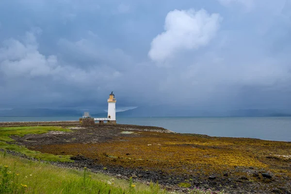 Faro di Tobermory con bassa marea — Foto Stock