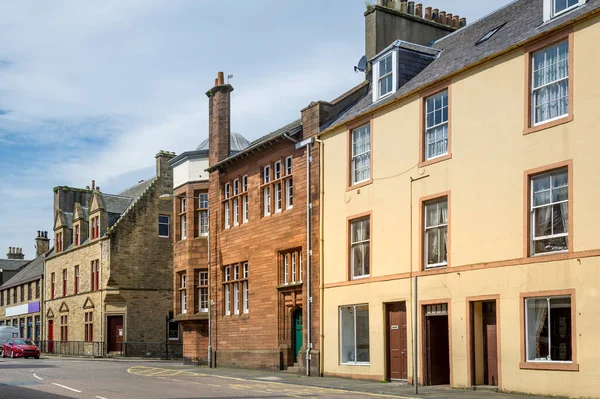 Empty street of Campbeltown old districts — Stock Photo, Image