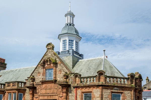 Biblioteca pública de Campbeltown vista próxima — Fotografia de Stock