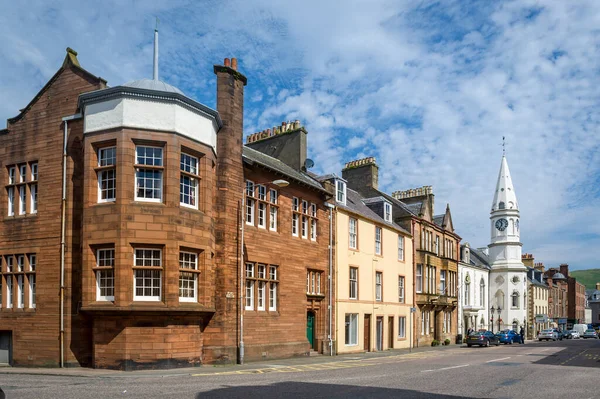 Campbeltown calles del casco antiguo Imagen de archivo