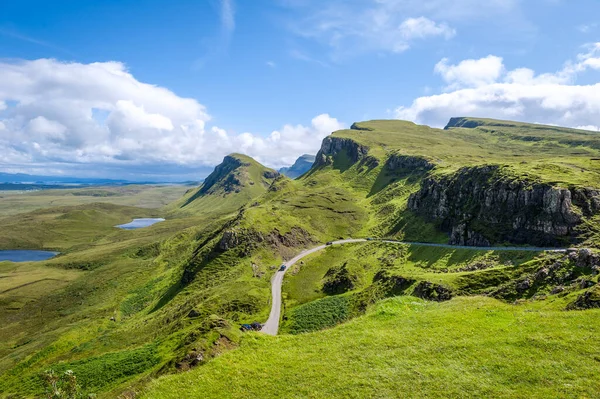 Skye isola altopiani punto di vista Immagini Stock Royalty Free