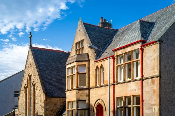 Historic facades of Campbeltown, Scotland — Stock Photo, Image