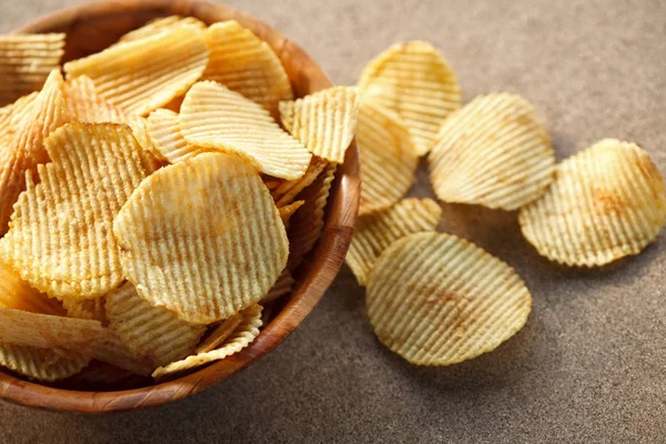 Batatas Fritas Crocantes Lanche — Fotografia de Stock