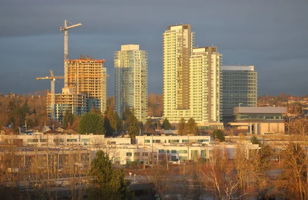 Строительство Недвижимости в Ванкувере — стоковое фото