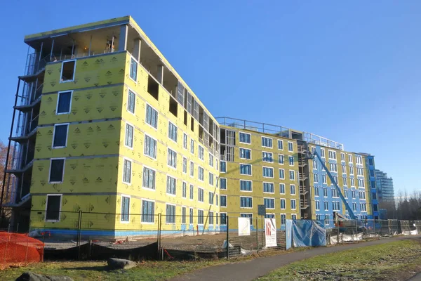 University of British Columbia Campus Housing Construction — Stock Photo, Image