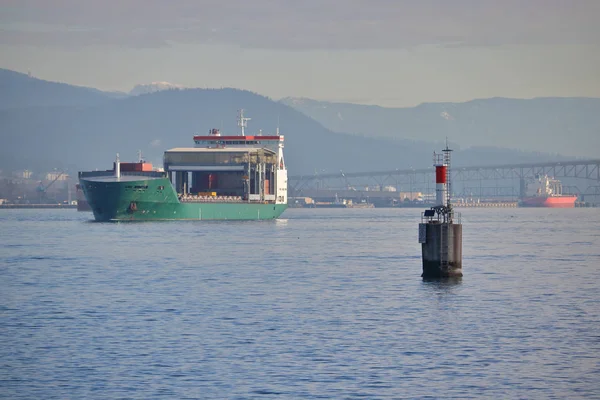 Beacon de navegação para transportadores a granel do oceano — Fotografia de Stock