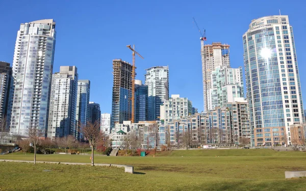 Девелопмент и недвижимость Ванкувера — стоковое фото