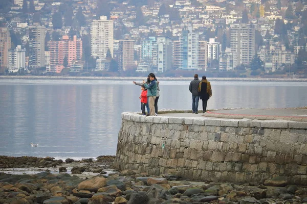 Chinesisch-kanadische Familie in Vancouver — Stockfoto