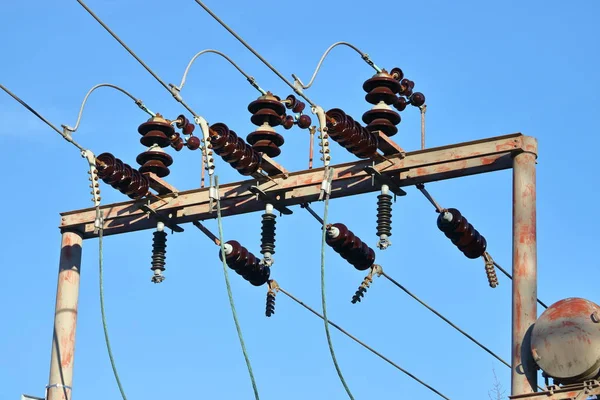 Epoxy Resin Industrial Electrical Insulators — Stock Photo, Image