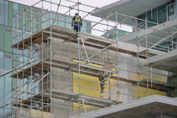 Scaffolding on Construction Site — Stock Photo, Image