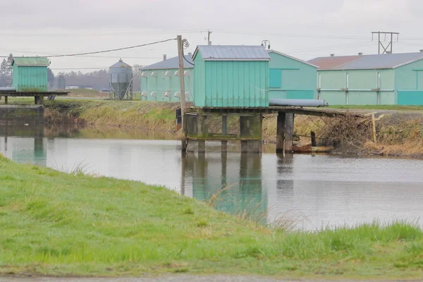 Small Farm Pumping Stations — Stock Photo, Image