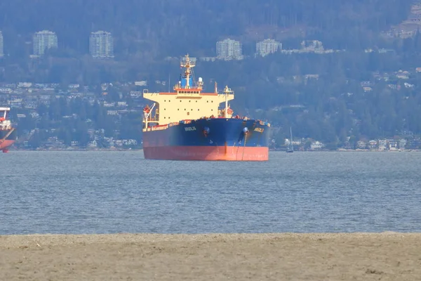 The Argolis Star Anchored in Vancouver, Canada — Stock Photo, Image