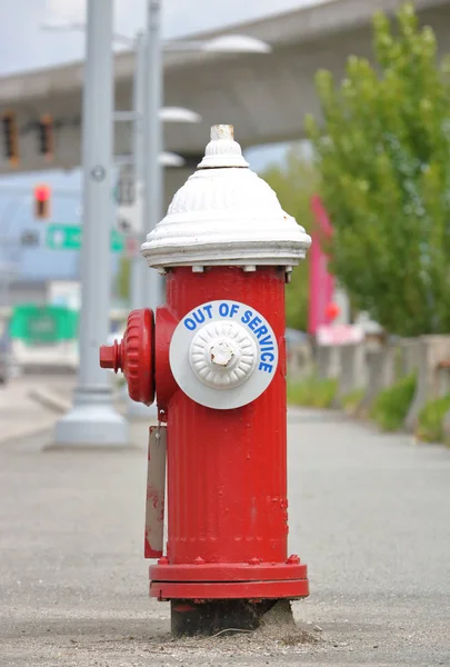 Пожарный гидрант не работает — стоковое фото