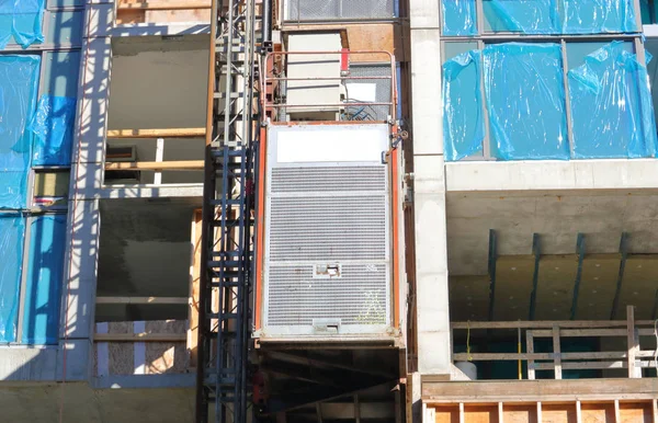 Industrial Construction Elevator Lift — Stock Photo, Image