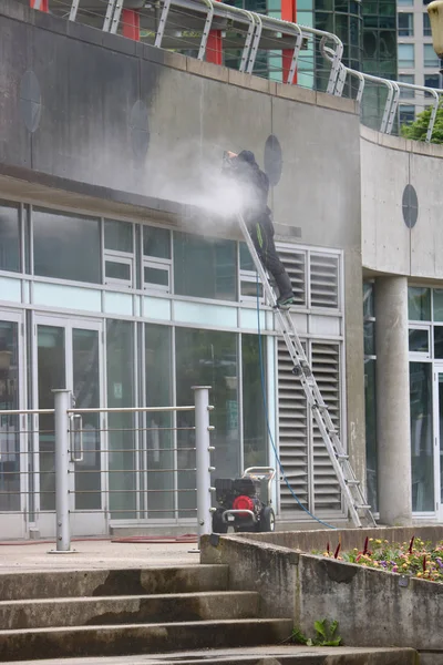 High Pressure Washing Exterior Building