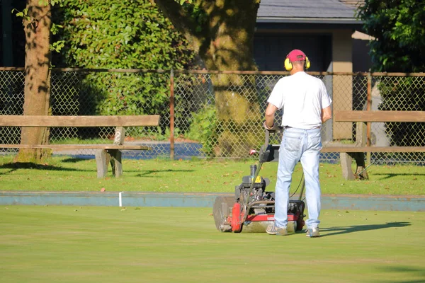 Voorbereiding van de Bowling Green — Stockfoto