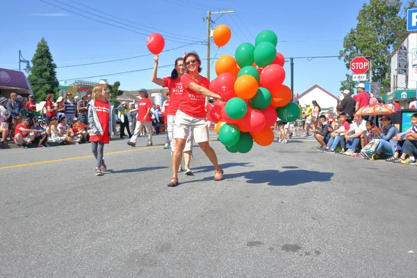 Festival de Salmão Steveston e Desfile do Dia do Canadá — Fotografia de Stock