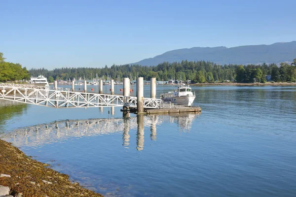 Pacific färjor båt och Wharf — Stockfoto