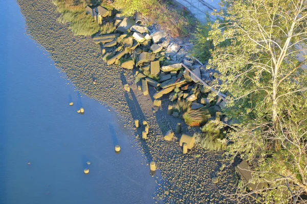 Polluted City River — Stock Photo, Image