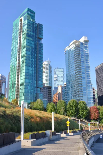 Passerella pedonale di Vancouver City — Foto Stock