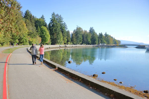 Vancouver Stanley Park Seawall — Stock Photo, Image