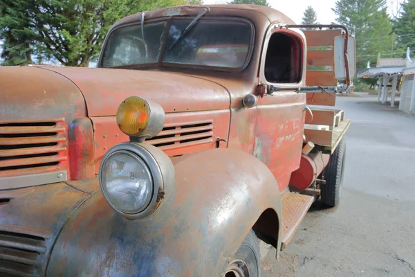 Close Detailed Look Vintage 1940 Pickup Truck — Stock Photo, Image