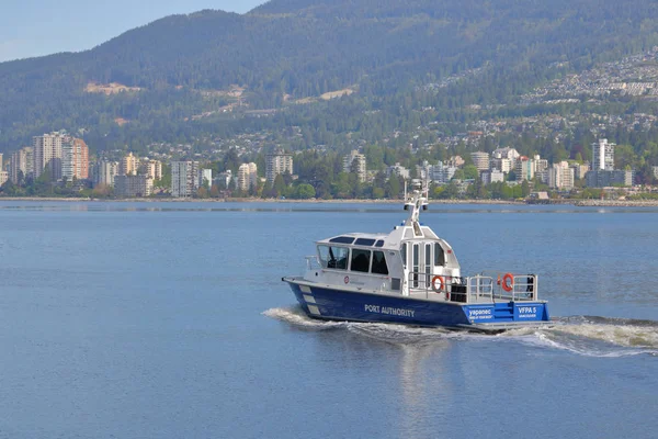 Vancouver Fraser Port Authorities Head Out Vancouver Canada English Bay — Stock Photo, Image
