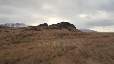 Güzel manzara ve İzlanda'daki deniz