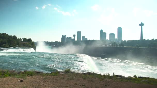 Görkemli Niagara Falls — Stok video