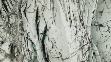 Güzel Svinafellsjokull dron görüntüleri