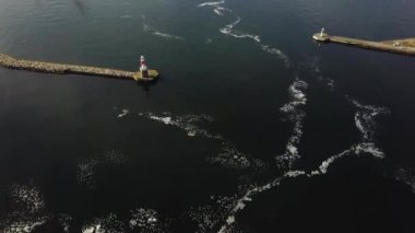 Aarhus Şehir Denizden Görünümü