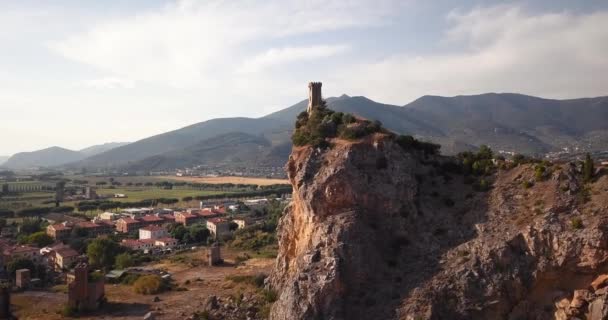 Ερειπωμένο πύργο στην Πίζα — Αρχείο Βίντεο