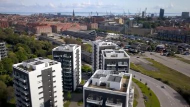 Cityscape üzerinde robot