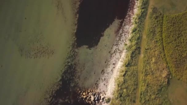Drone vista sobre el paisaje — Vídeo de stock
