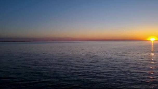 Tramonto sul mare — Video Stock