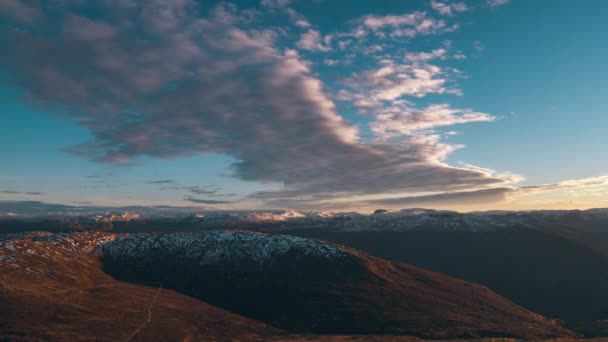 Impresionante montaña escénica — Vídeos de Stock