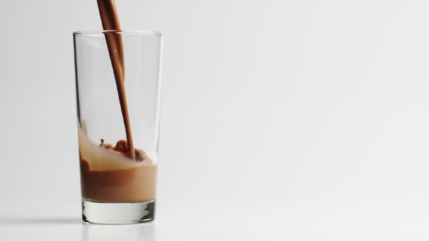 Čokoládové mléko — Stock video