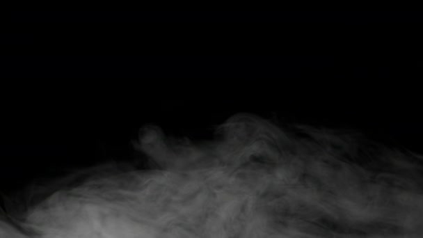 Smoke against black — Stock Video