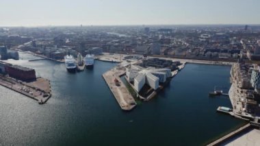 Nordhavn Limanı üzerinde İHA Uçuşu