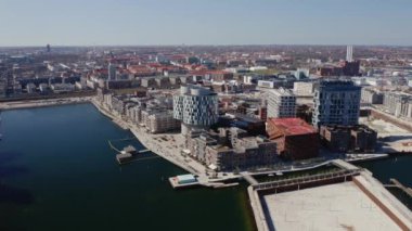 Nordhavn Limanı üzerinde İHA Uçuşu