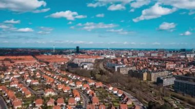 Kopenhag Banliyöleri üzerinde İHA Uçuşu