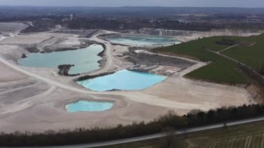 Kireç Taşı Madeninde İHA Uçuşu