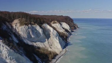 Moens Klint White Cliffs 'in İHA Çekimi