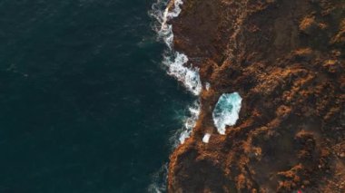 Deniz Kıyısına Karşı Drone Manzarası