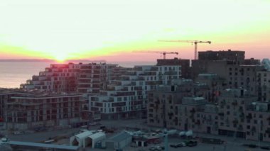 Danimarka Limanı 'nda Orange Sky ve Engin Okyanus