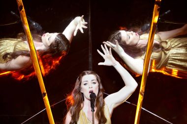 Lucie Jones from United Kingdom at the Eurovision Song Contest